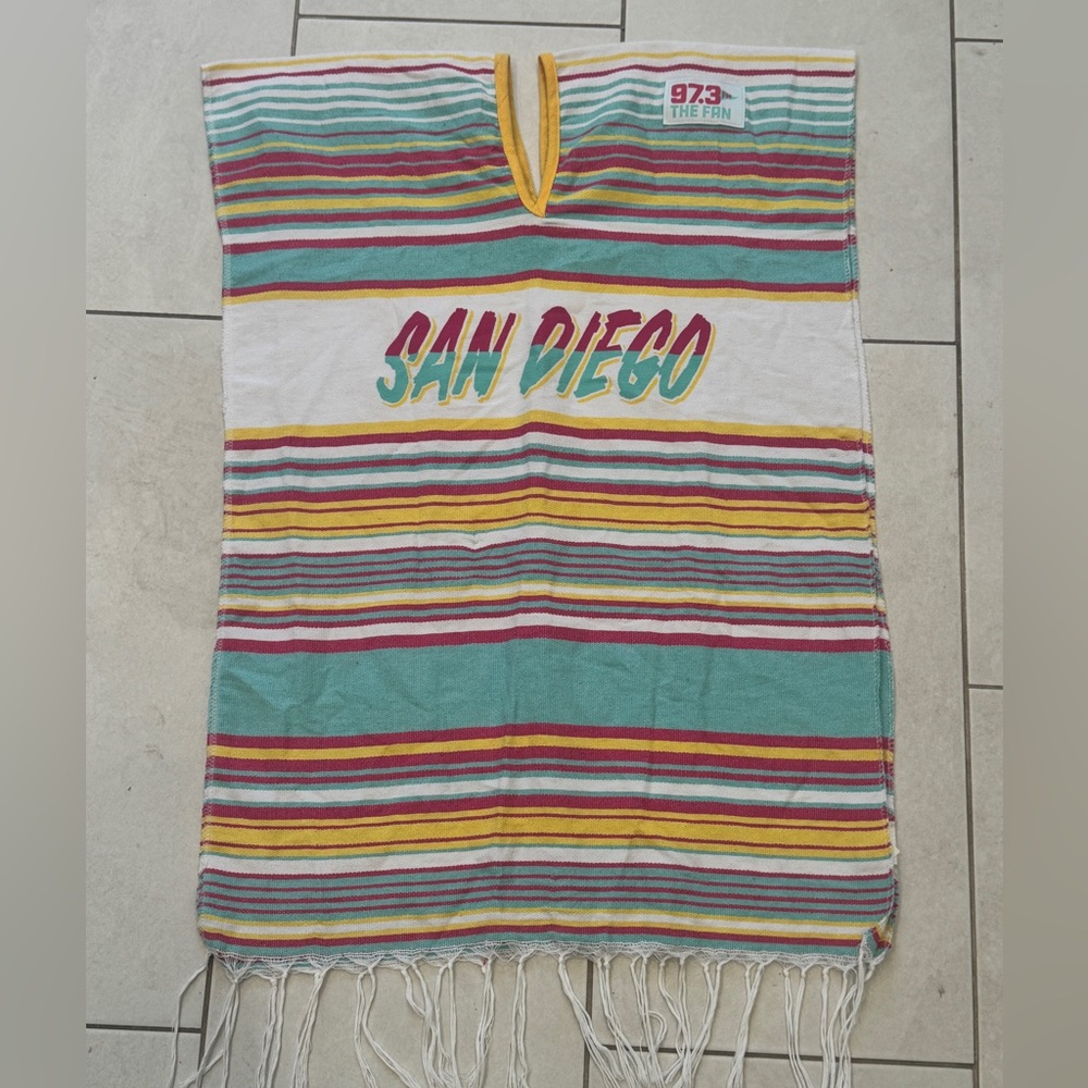 EUC San Diego Padres City Connect Limited Edition Adult Poncho